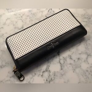 COLE HAAN “Linley” Perforated Travel Wallet NWT.  GORGEOUS!